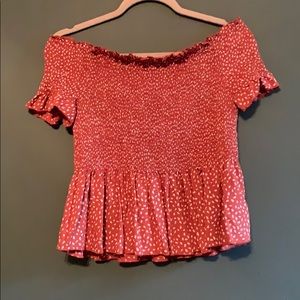 Off the shoulder top